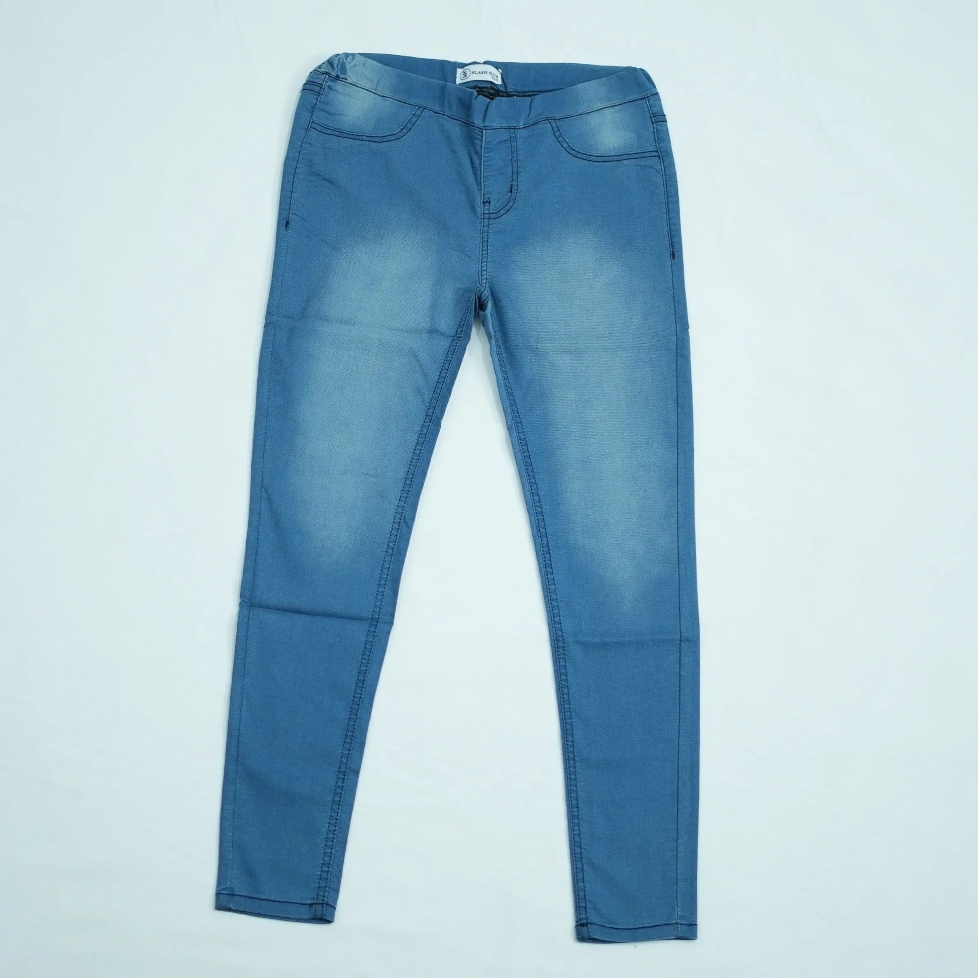 BASIC JEGGING BLUE BLUE Slash Slub